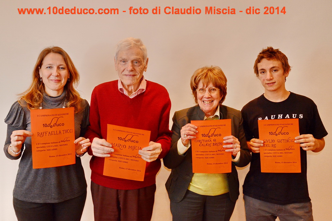 I Cosmopoliti, campioni Città del mondo a squadre